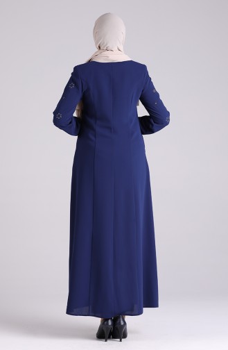 Navy Blue Abaya 5103-03