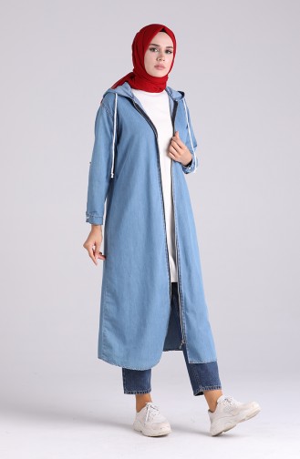 Jeansblau Cape 8202-01