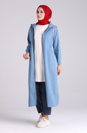 Jeansblau Cape 8202-01