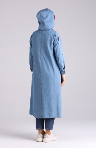 Jeansblau Cape 8202-01