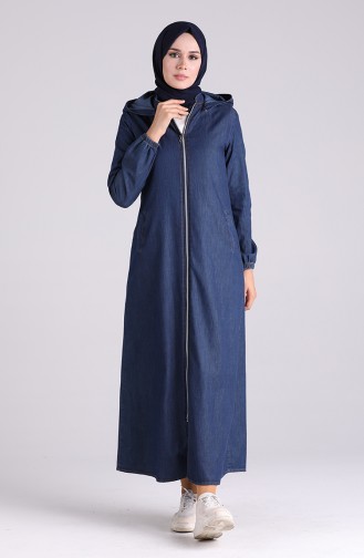 Dunkelblau Abayas 8227-02