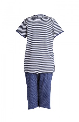 Navy Blue Pajamas 001009