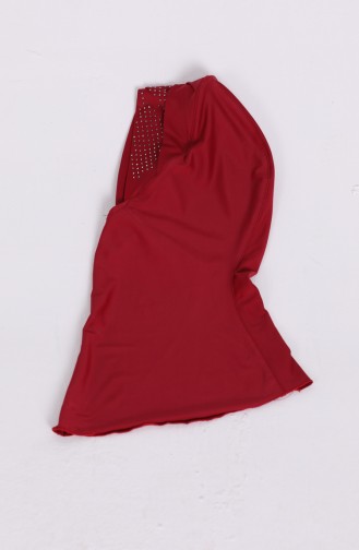 Red Swimsuit Hijab 03