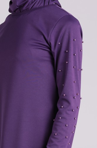 Purple Swimsuit Hijab 1012-02