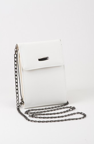 White Shoulder Bag 28-03