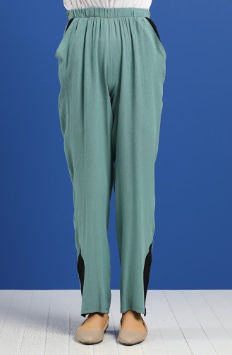 Pantalon Vert noisette 0128A-01
