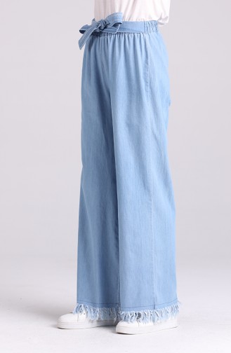 Pantalon Bleu Jean 8458-02