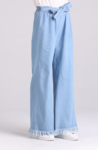 Pantalon Bleu Jean 8458-02