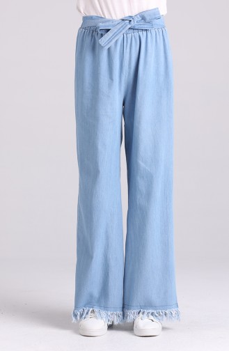 Pantalon Bleu Jean 8458-02