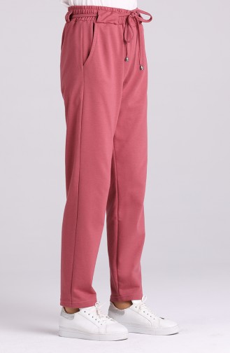 Two Thread Trousers with Belt 3192-04 Dried Rose 3192-04
