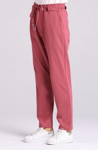 Two Thread Trousers with Belt 3192-04 Dried Rose 3192-04