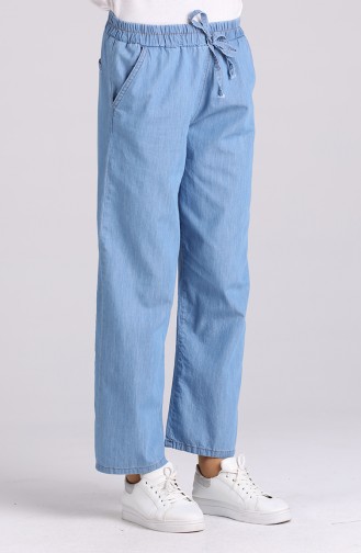 Elastic waist Jeans 5030-01 Denim Blue 5030-01