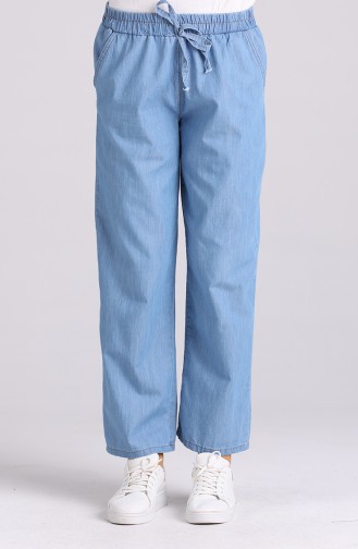 Elastic waist Jeans 5030-01 Denim Blue 5030-01