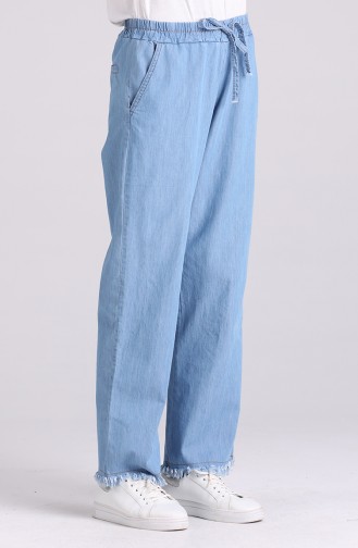 Jeans with Pockets 5032-01 Denim Blue 5032-01