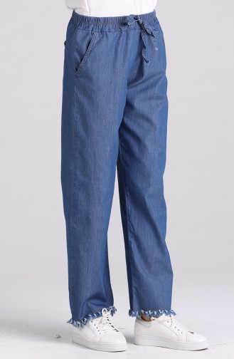 Pantalon Bleu Marine 5032-02