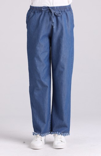 Pantalon Bleu Marine 5032-02