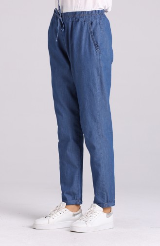 Pantalon Bleu Marine 5034-01