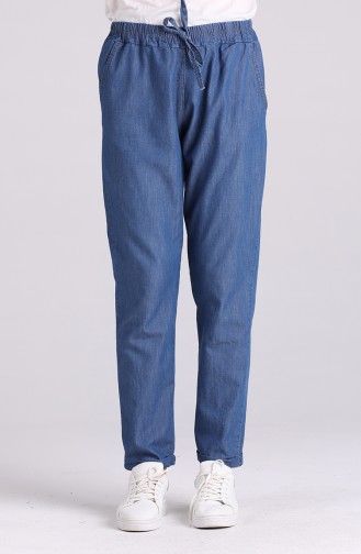 Pantalon Bleu Marine 5034-01