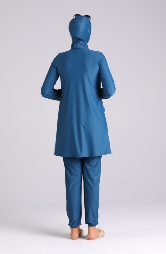 Parlament-Blau Hijab Badeanzug 02
