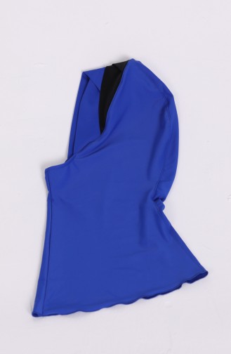 Saks-Blau Hijab Badeanzug 02