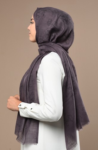 Smoke-Colored Shawl 3017FLR-01