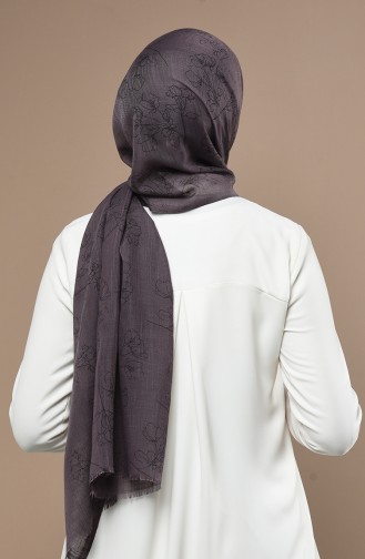 Smoke-Colored Shawl 3017FLR-01