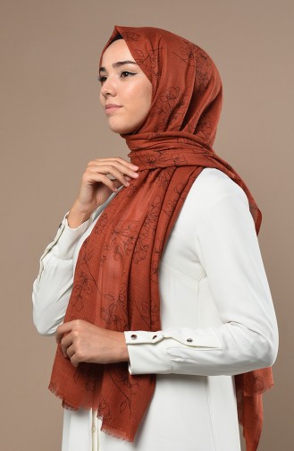 Brick Red Shawl 3017FLR-13