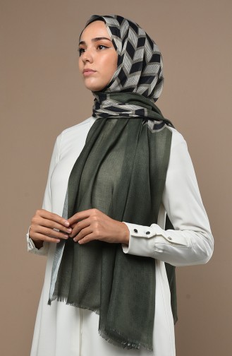 Khaki Shawl 3019DS-36