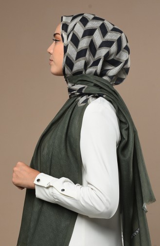 Khaki Shawl 3019DS-36