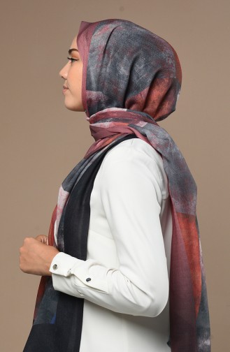 Brick Red Shawl 3019DS-38