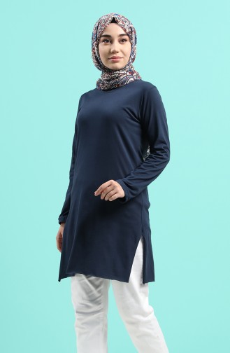 Penye Tunik 0090-04 Lacivert