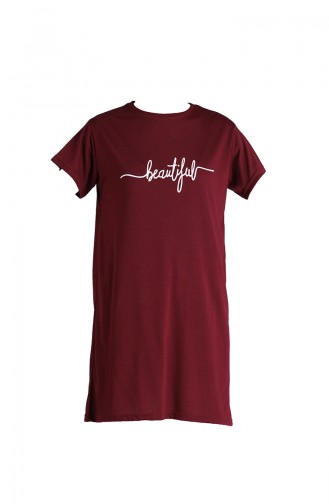 Claret red T-Shirt 8138-03