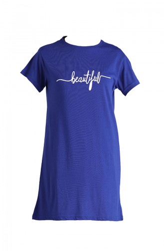 Saks-Blau T-Shirt 8138-10