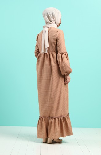 Dunkelblau Hijab Kleider 1401-04