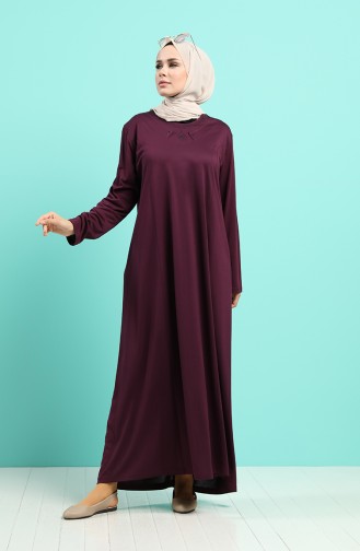 Robe Hijab Plum 4522-01