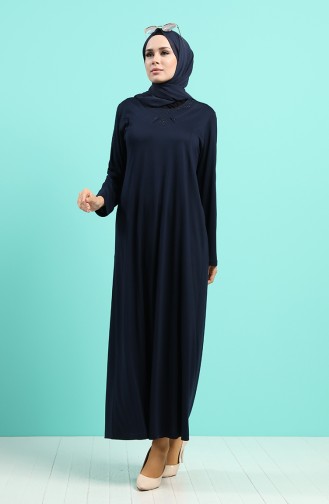 Robe Hijab Bleu Marine 4522-05