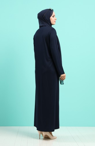 Robe Hijab Bleu Marine 4522-05