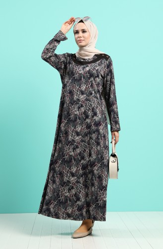 Black İslamitische Jurk 4590-02