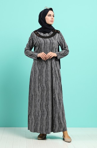 Robe Hijab Bleu Marine 4591-01