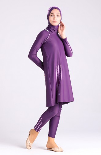 Purple Modest Swimwear 04
