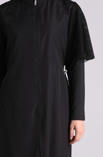 Black Swimsuit Hijab 20144-01