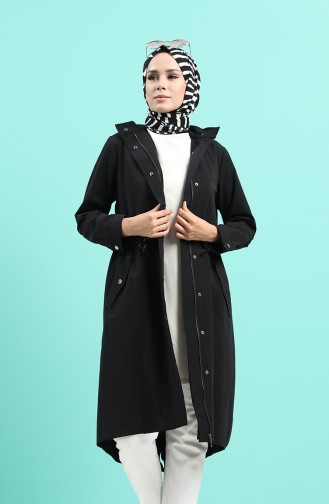 Black Trench Coats Models 25003-01