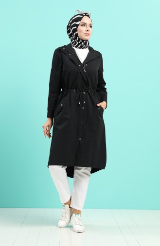 Black Trench Coats Models 25003-01