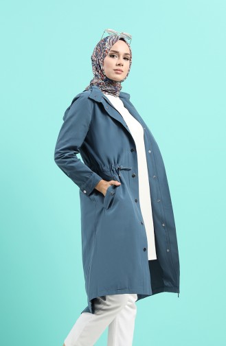 Indigo Trench Coats Models 25003-04