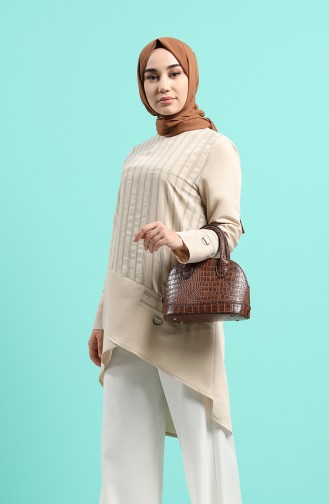 Beige Tunikas 12092-02