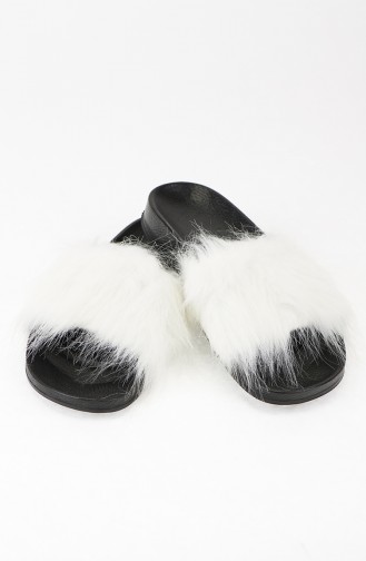 White Woman home slippers 35-03