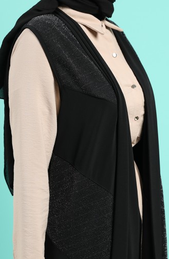 Schwarz Strickjacke 4100-01