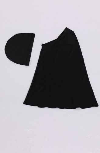 Black Swimsuit Hijab 20127-03