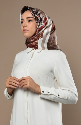 Levidor Twill İpek Eşarp 2521-05 Açık Vizon