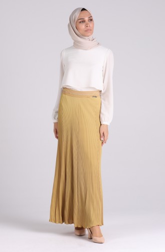 Oil Green Skirt 20Y2009500-04